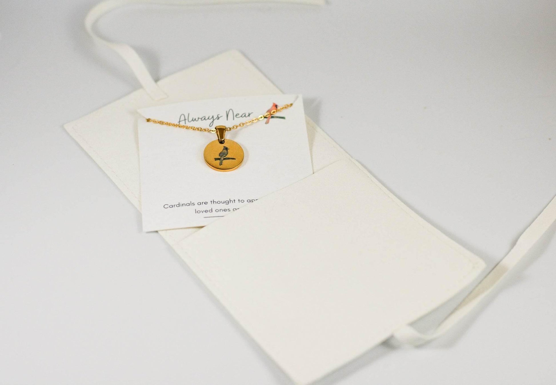 Cardinal Necklace | Yellow Gold Circle Pendant - Sale - Rest of the Nest