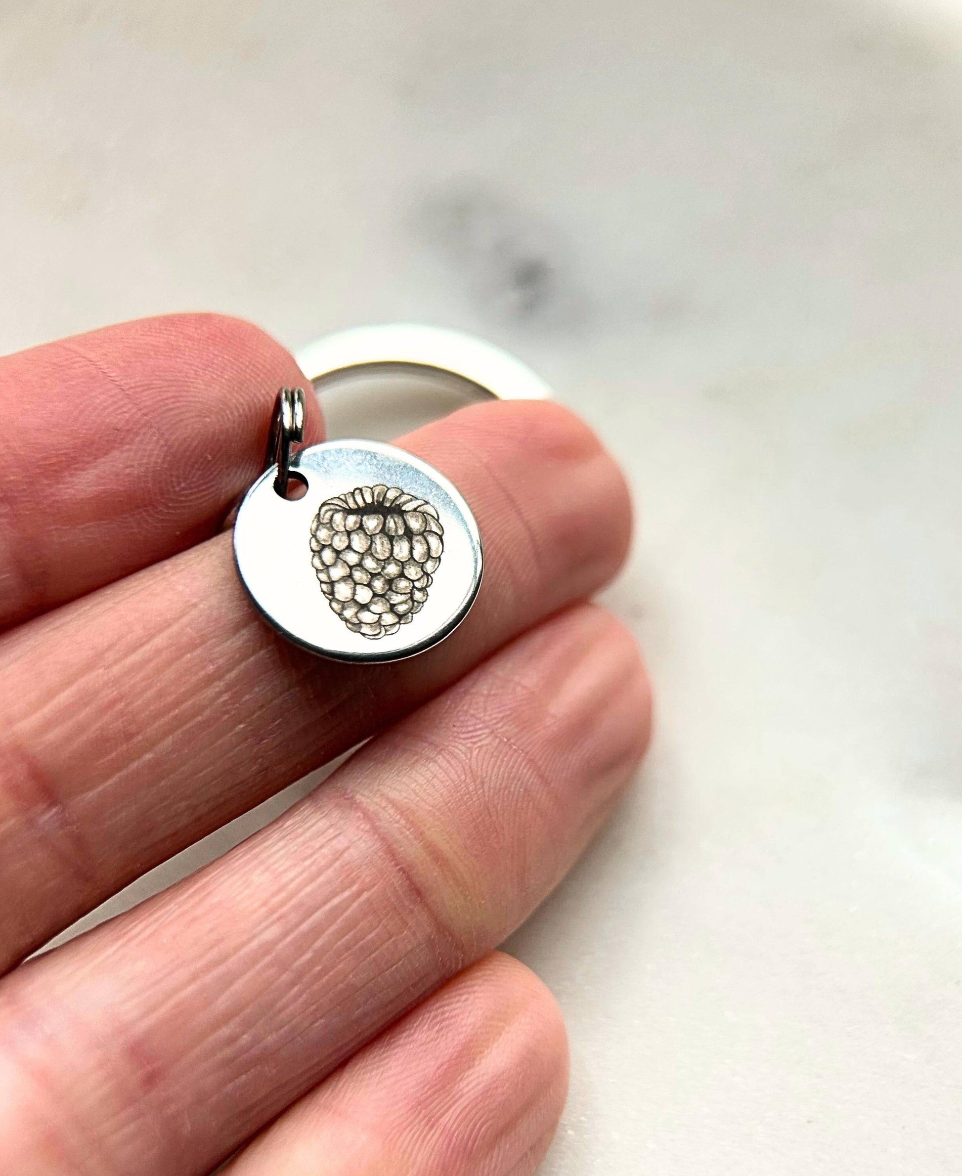 miscarriage keychain, 8 week miscarriage keychain, miscarriage gift, raspberry necklace, first trimester miscarriage