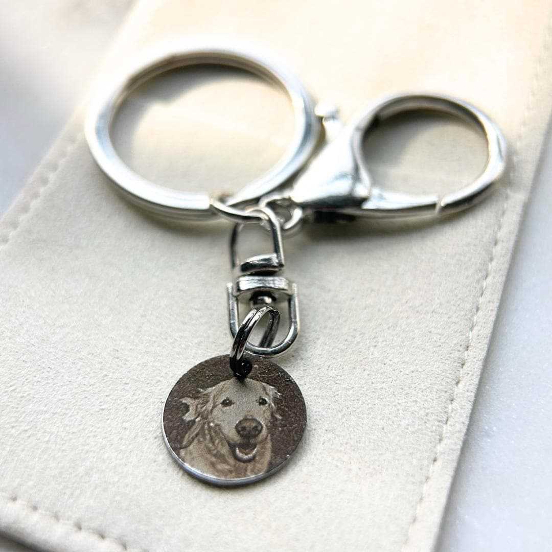 pet memorial keychain with photo, pet keychain from photo, engraved dog keychain, custom pet keychain, pet photo keychain, pet loss gift