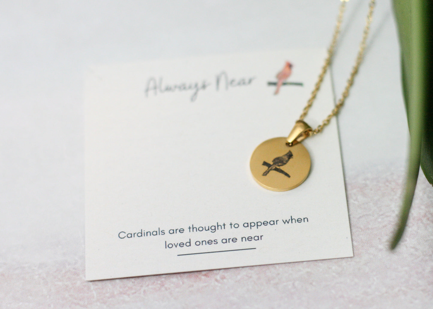 Cardinal Pendant Necklace | Yellow Gold