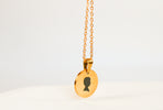 Silhouette Necklace | Yellow Gold Pendant