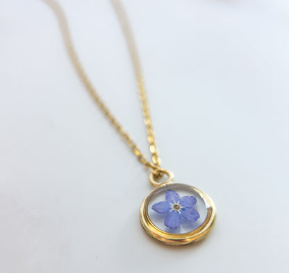 Forget-Me-Not Necklace | Remembrance & Memorial Keepsake