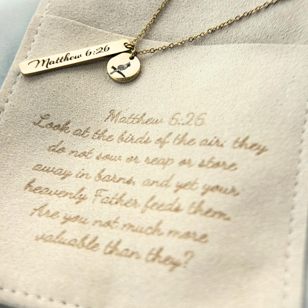 Matthew 6:26 Necklace – A Reminder You Are Cared For