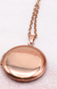 Engraved Picture Necklace | Circular Locket