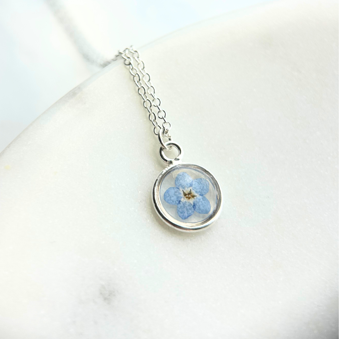 Forget Me Not Remembrance Necklace – Healing Jewelry to Honor Loved Ones