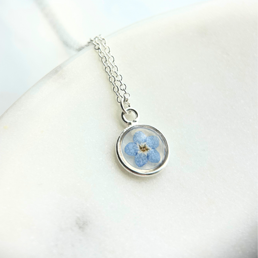 Forget Me Not Remembrance Necklace – Healing Jewelry to Honor Loved Ones