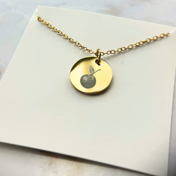 Baby Size Fruit Necklaces (Weeks 6–17) | Miscarriage Jewelry to Honor Every Week of Love