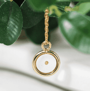 Mustard Seed Religious Necklace | Circle Pendant - Rest of the Nest