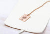 Actual Fingerprint Necklace | Rose Gold Plated Pendant