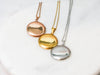 Engraved Sonogram Necklace | Circular Locket - Rest of the Nest