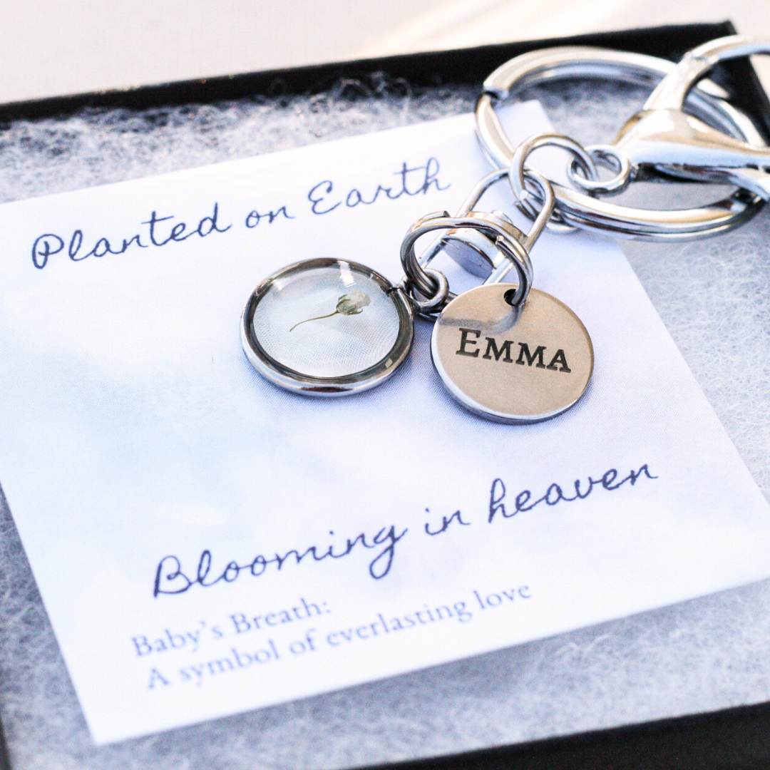 Baby’s Breath Keychain – A Keepsake for Love, Loss, and Remembrance
