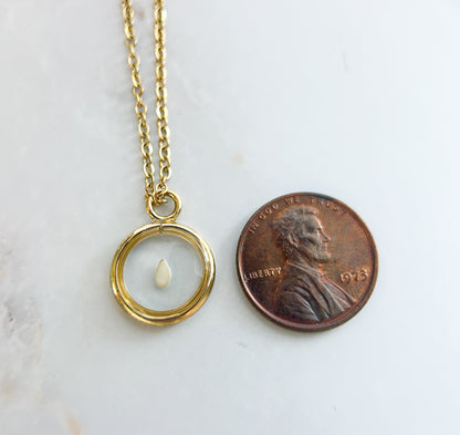 Sesame seed necklace | 5 weeks miscarriage necklace