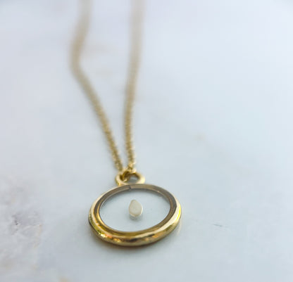 Sesame seed necklace | 5 weeks miscarriage necklace