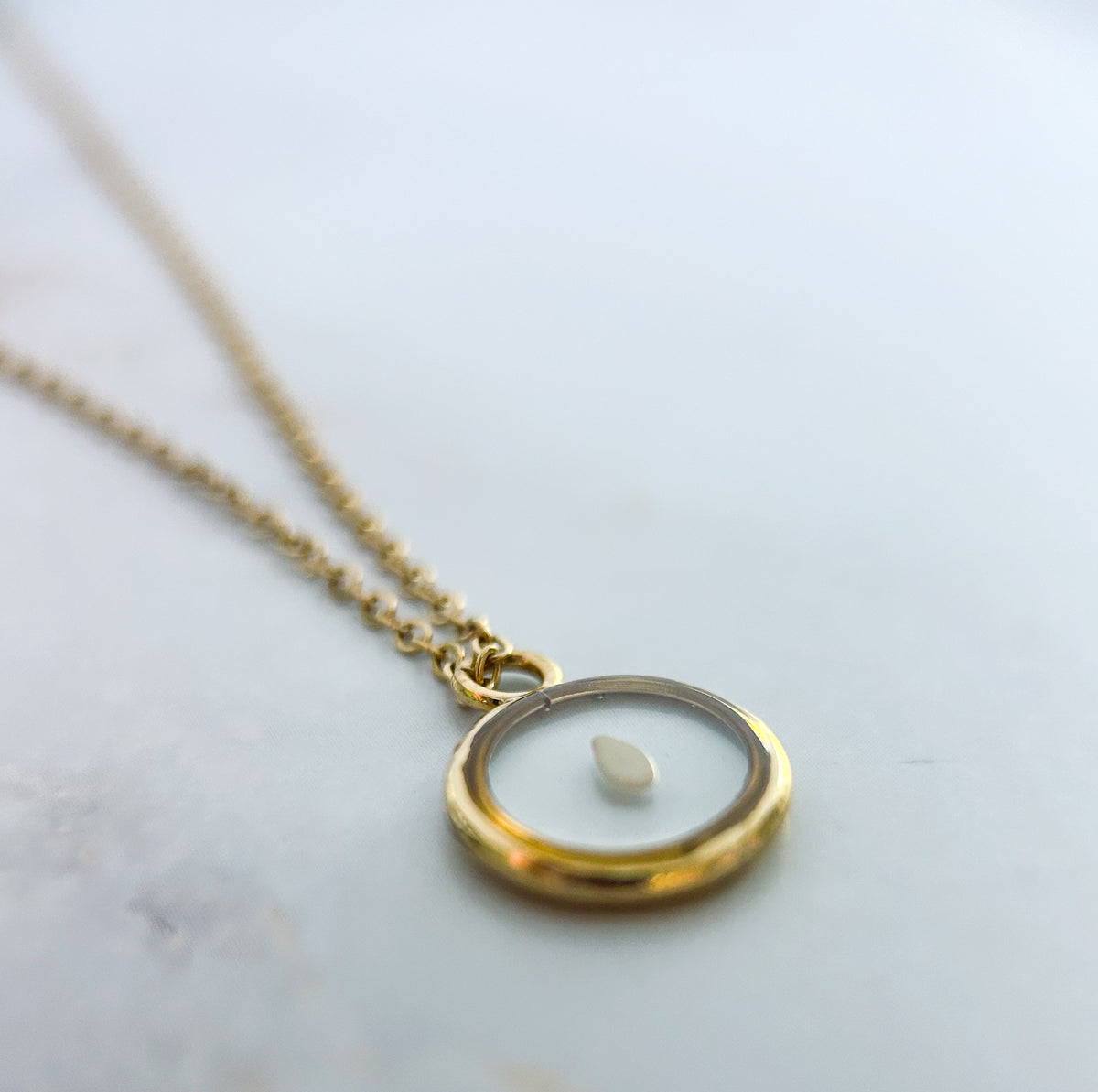 Sesame seed necklace | 5 weeks miscarriage necklace