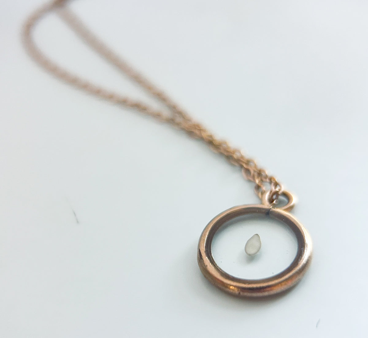 Sesame seed necklace | 5 weeks miscarriage necklace