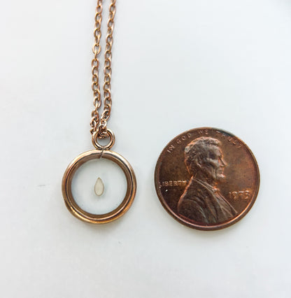 Sesame seed necklace | 5 weeks miscarriage necklace