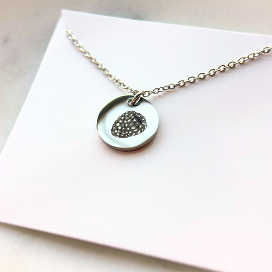 Raspberry Necklace – Early Pregnancy Remembrance Jewelry