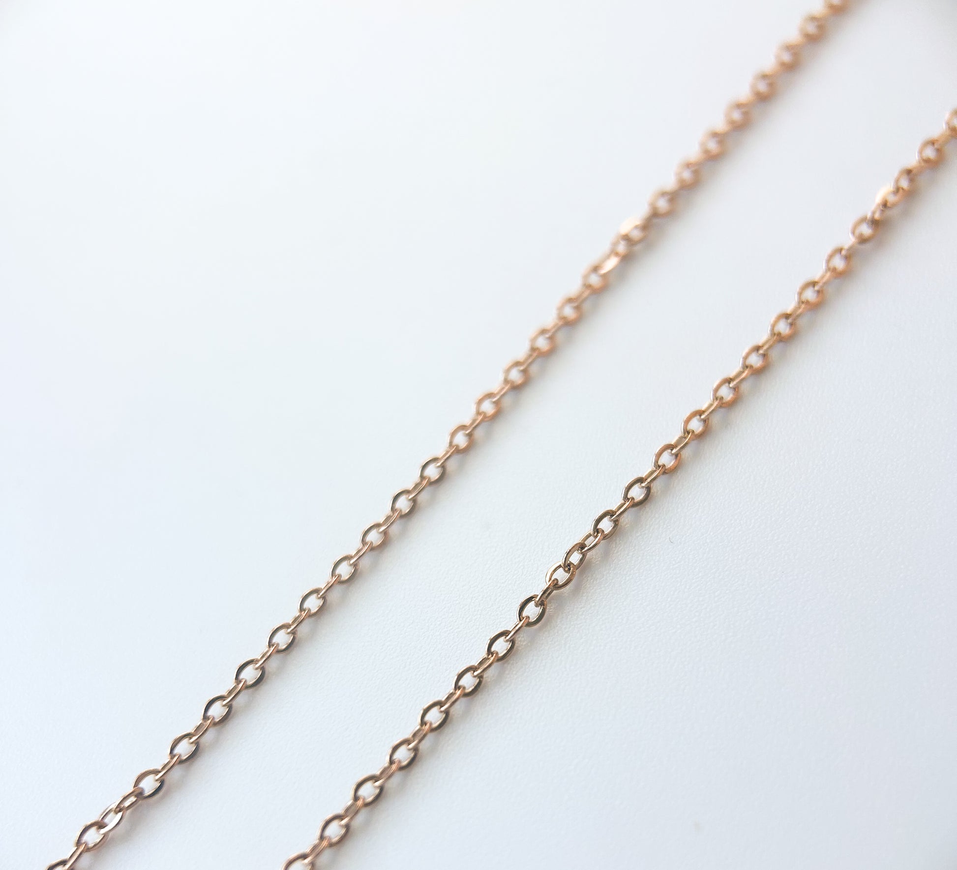 Actual Handprint Necklace | Rose Gold Plate