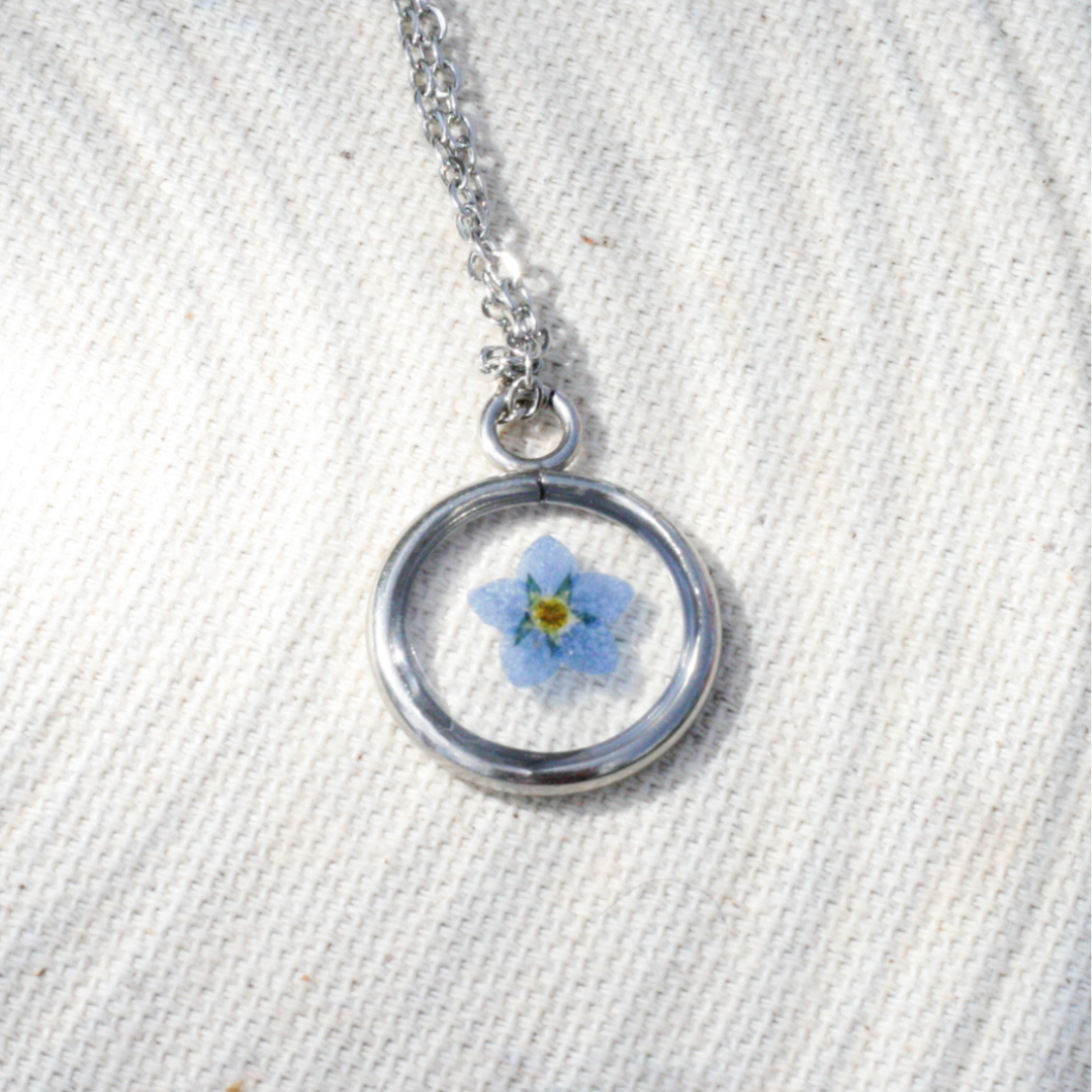 Forget Me Not Remembrance Necklace – Healing Jewelry to Honor Loved Ones